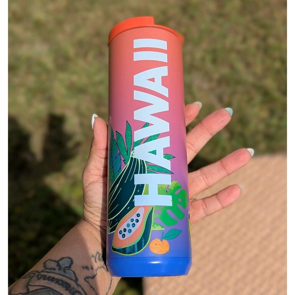 Starbucks 2020 Hawaii Exclusive Ombre Tropical Fruit Stainless Steel Tumbler